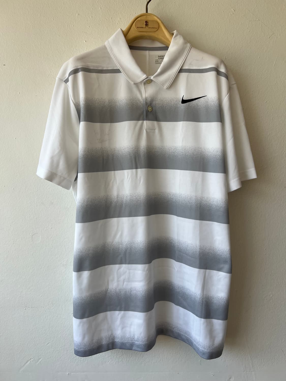 나이키골프 남성 화이트 기능성 카라반팔티셔츠 상품이미지2