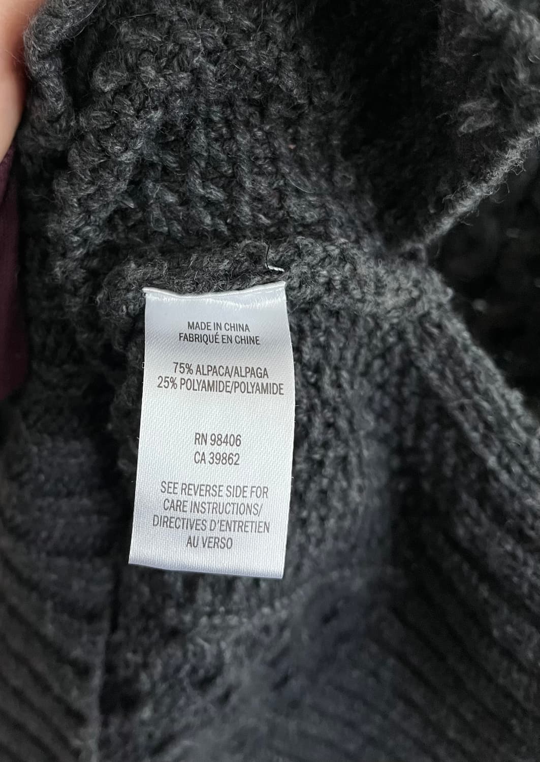 띠어리 알파카 니트 상품이미지3