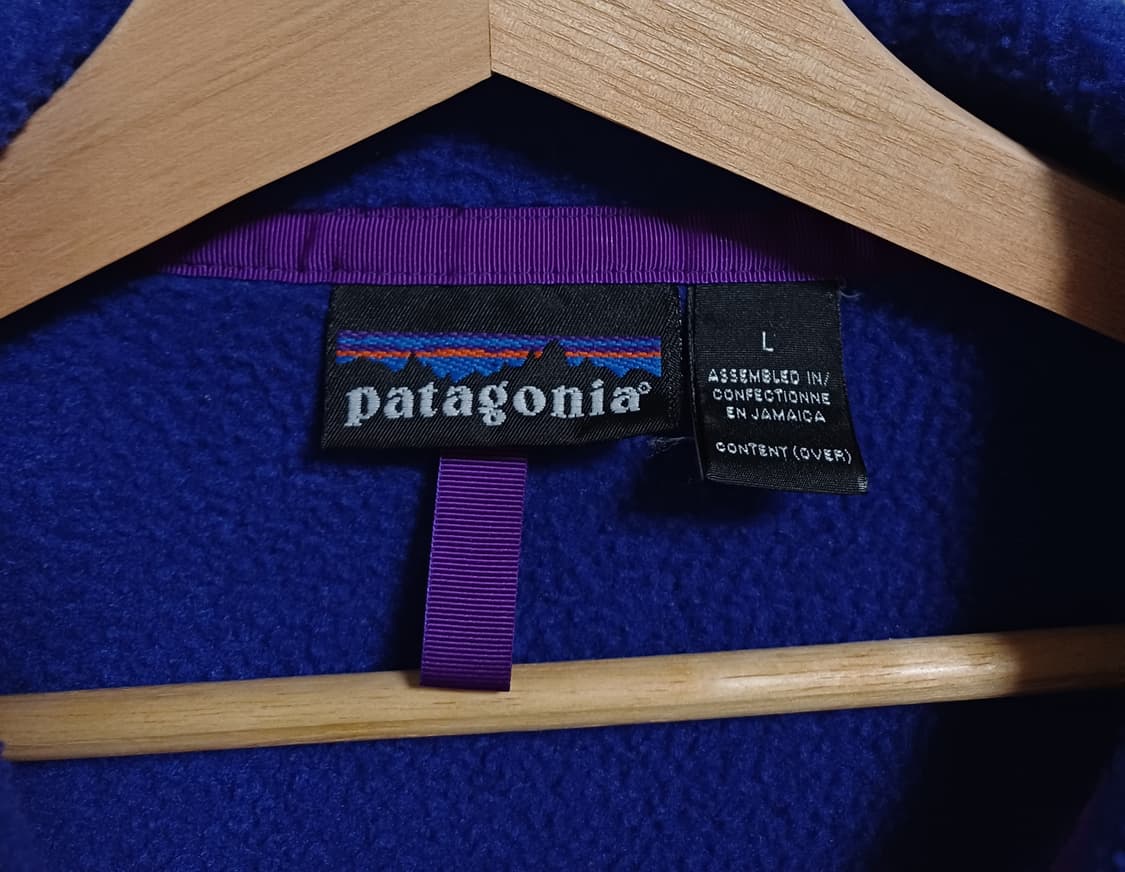 🇯🇲 [L] 파타고니아 신칠라 스냅티 올드 모델 - 퍼플 블루 상품이미지4
