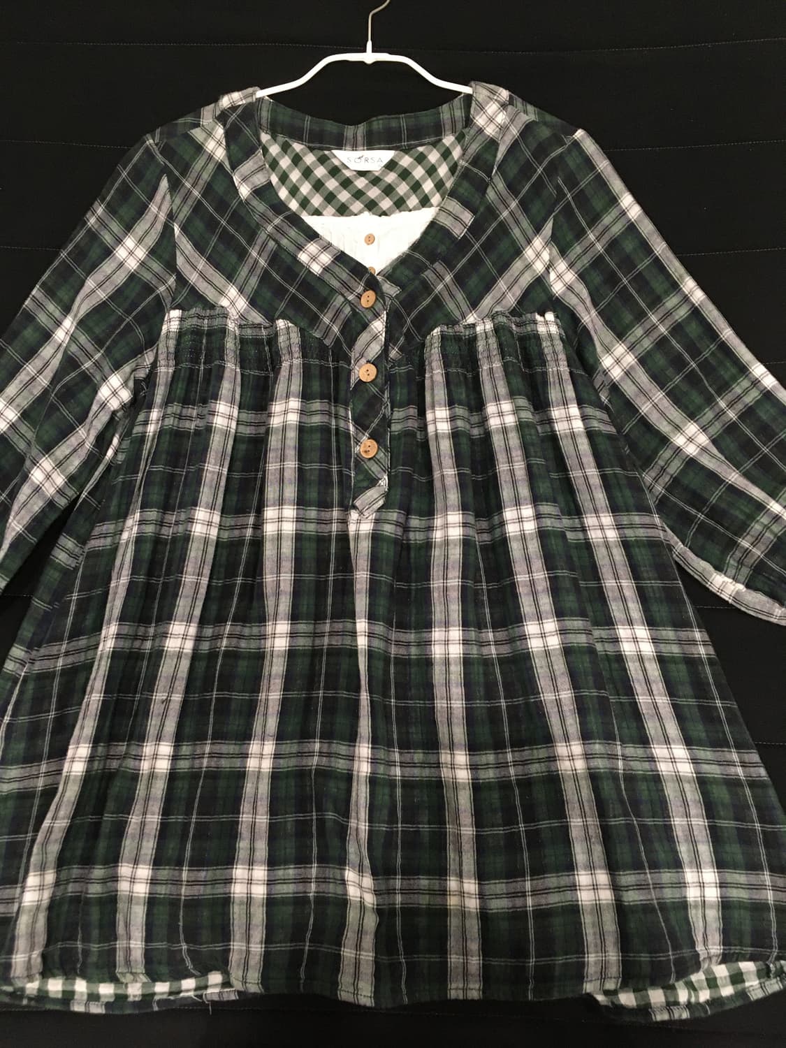 빈티지샵 구매) 체크 블라우스🪽🪽 상품이미지1