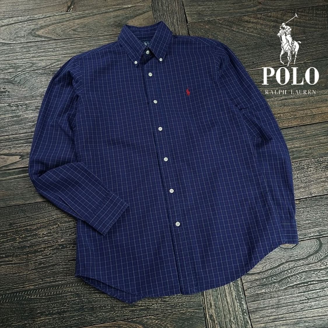 [폴로 랄프로렌] 포니 로고 자수 빈티지 체크 셔츠 M19256 상품이미지1