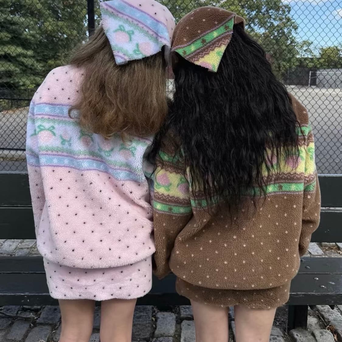 Strawberry western Pink Sherpa Jacket 상품이미지2