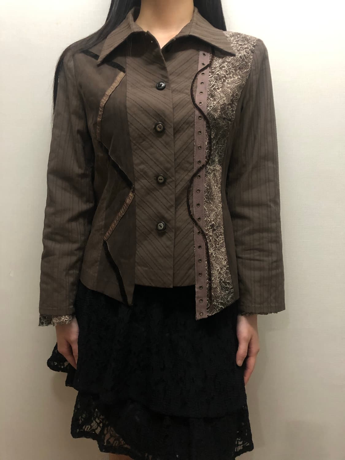 빈티지 브라운 오리엔탈 자켓 상품이미지1