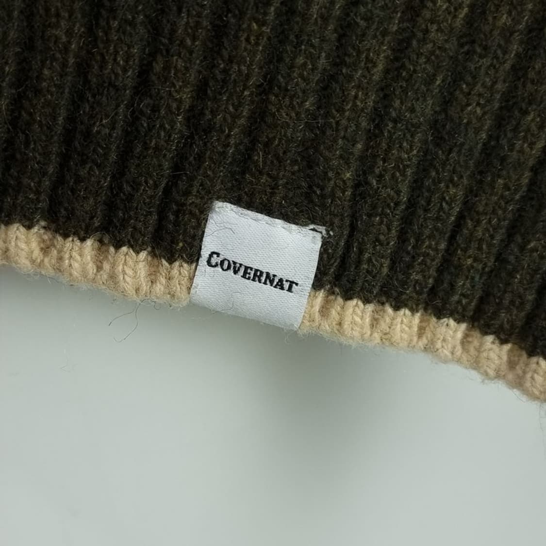 [커버낫] C 로고 그래픽 쟈카드 오버핏 니트 M18979 상품이미지6