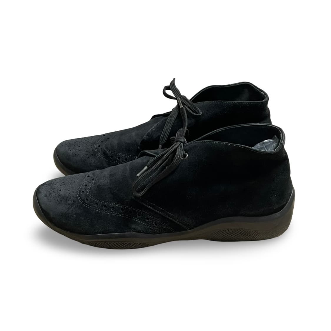 프라다 스웨이드 윙팁 부츠 상품이미지1