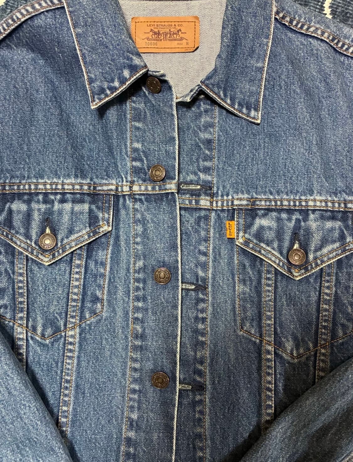 리바이스 오렌지탭 데님자켓 M 상품이미지3