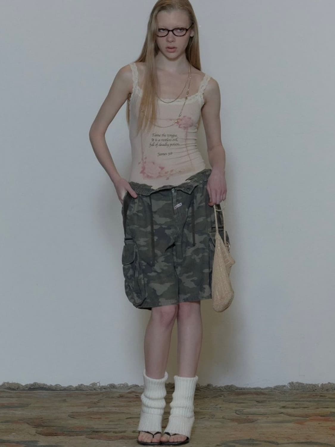 스컬프터 카모 버뮤다 Twill Cargo Half Pants Camo 상품이미지5