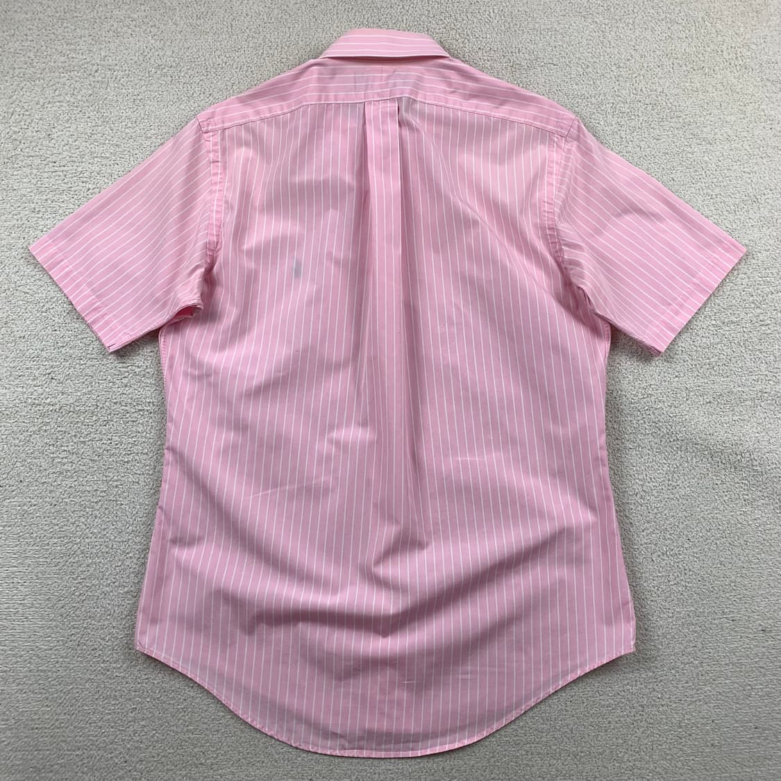 폴로 랄프로렌 포니로고 클래식핏 핑크 스트라이프 하프셔츠 상품이미지2