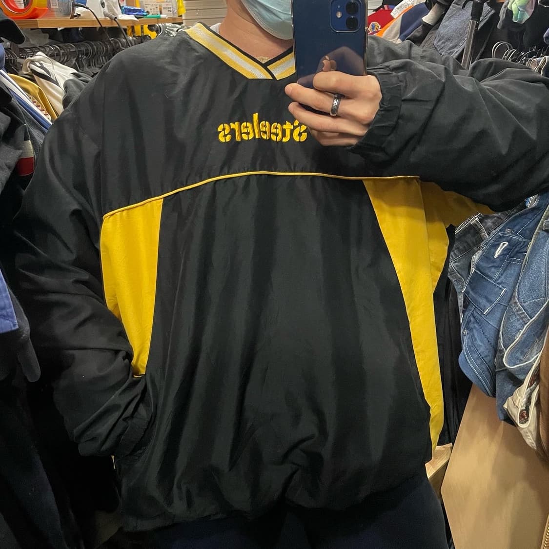 NFL steelers 빅로고 웜업 상품이미지2