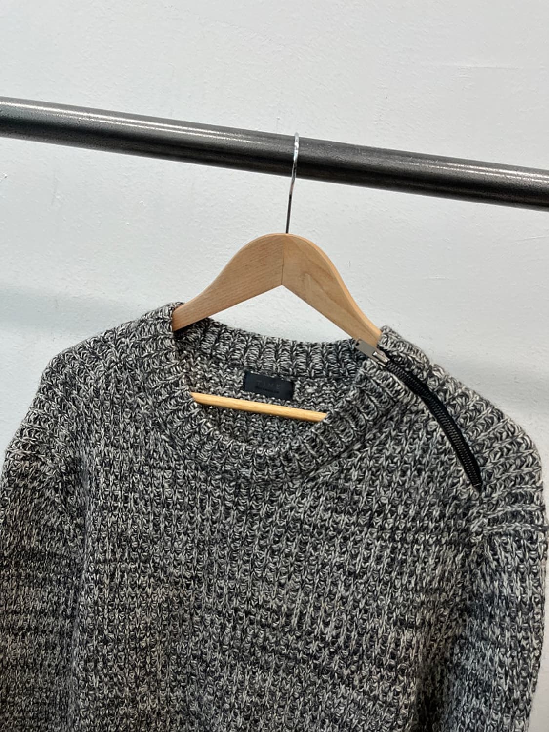 105) 타임 지퍼 알파카 니트 상품이미지3