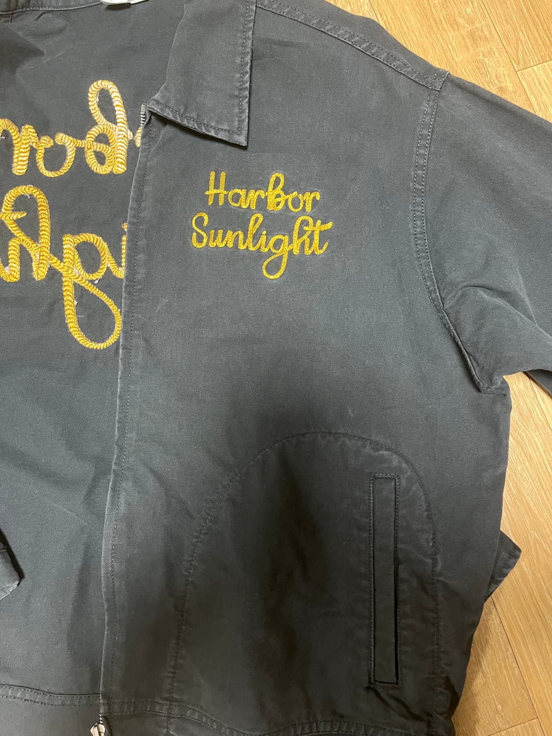 파르티멘토 VTG 워시드 집업 블루종 네이비 상품이미지4