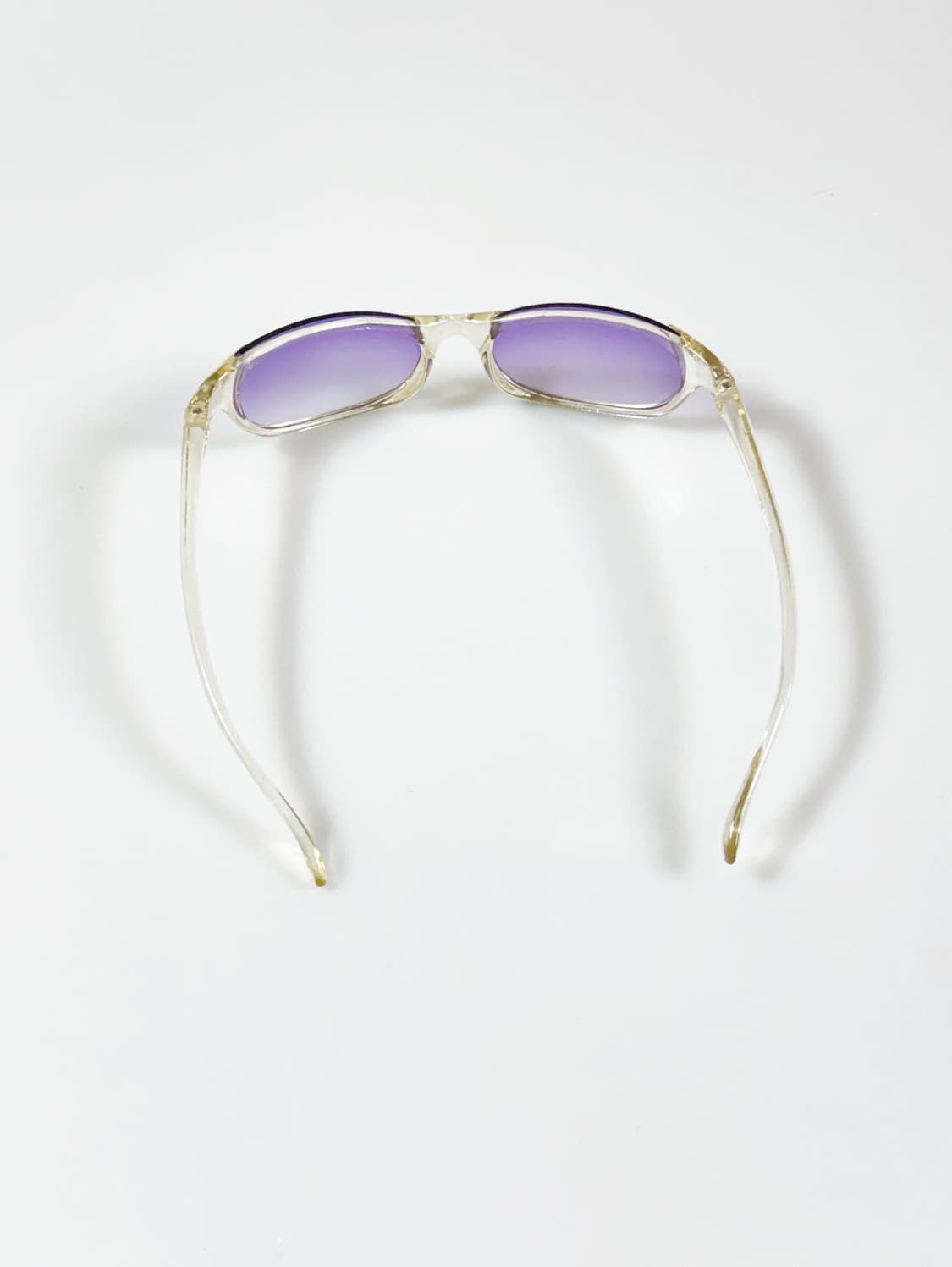 90s OXYGEN 투명 볼드 스퀘어 프레임 틴트 빈티지 선글라스 상품이미지5