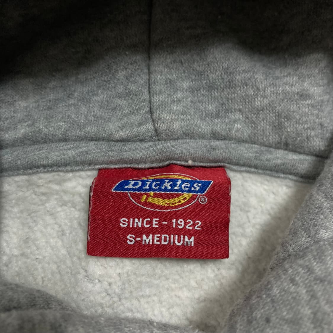 디키즈 스펠아웃 빅로고 그레이 후드티 상품이미지3