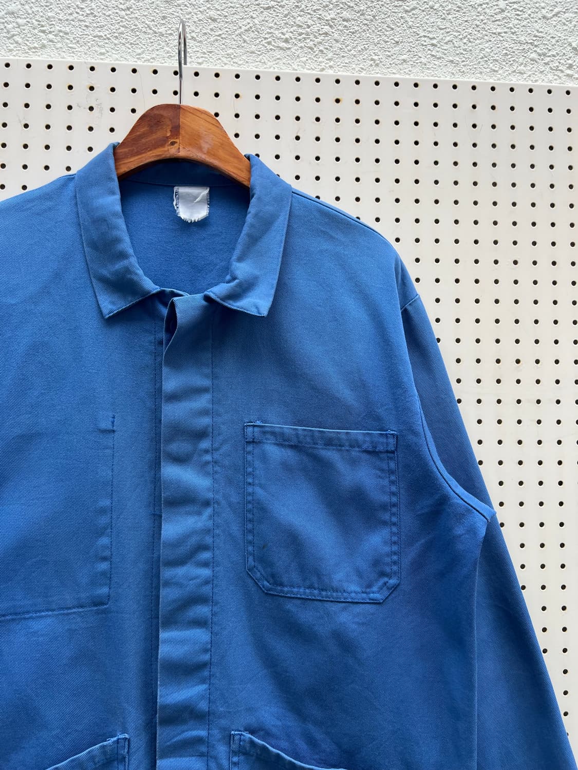 OLD VINTGAE SKY BLUE FRENCH 빈티지프렌치워크자켓 상품이미지6