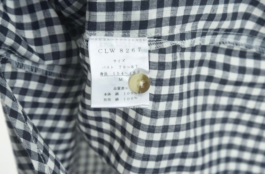 코튼 체크 셔츠 상품이미지7