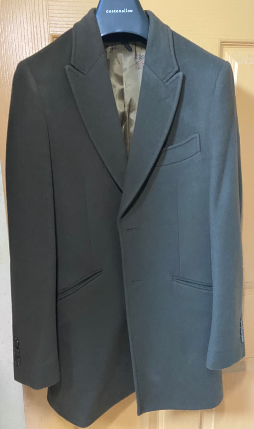 커스텀멜로우 브라운 싱글코트 상품이미지1