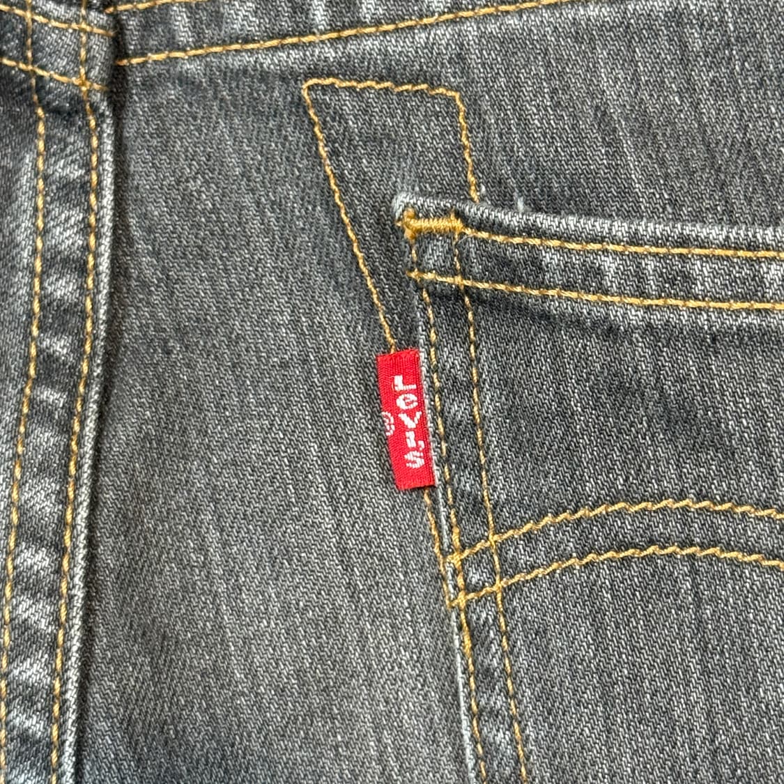 32inch) 리바이스 523 스트레이트 핏 워싱 데님 청바지 상품이미지5