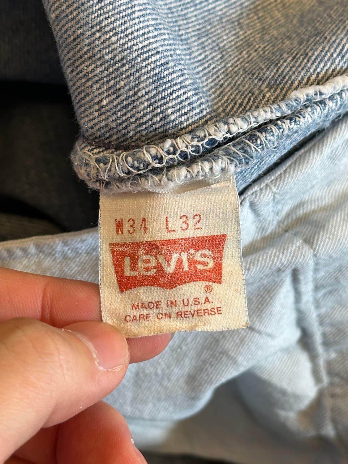 80s USA 리바이스 501 W34 L32 상품이미지4