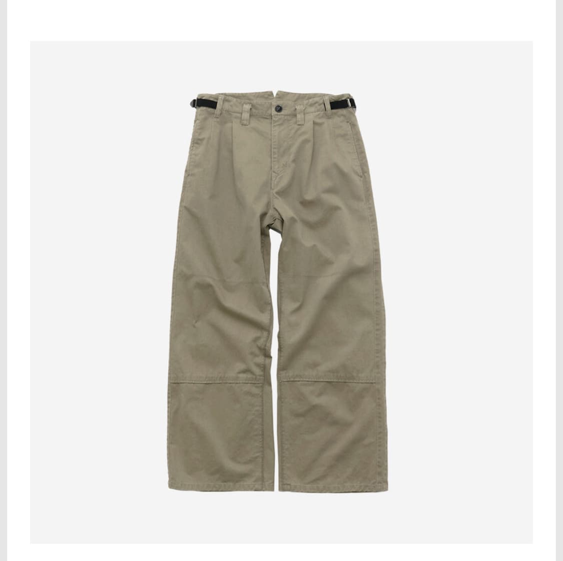 폴리테루 side zip gosima pants - beige 상품이미지1