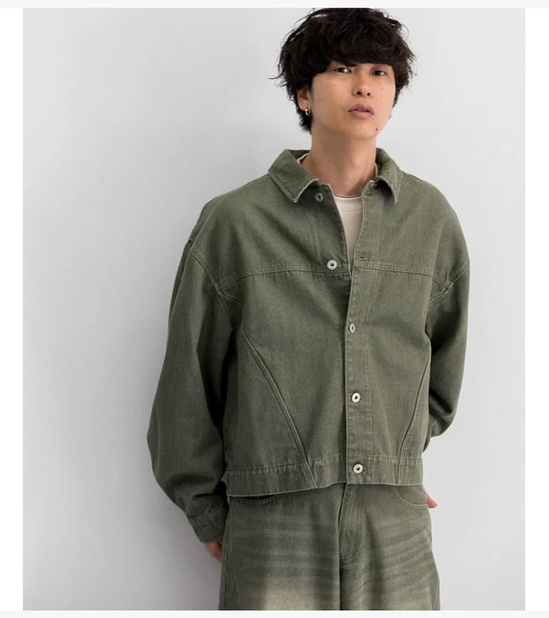 SENSE OF PLACE - 24SS TWIST DENIM JACKET 상품이미지2