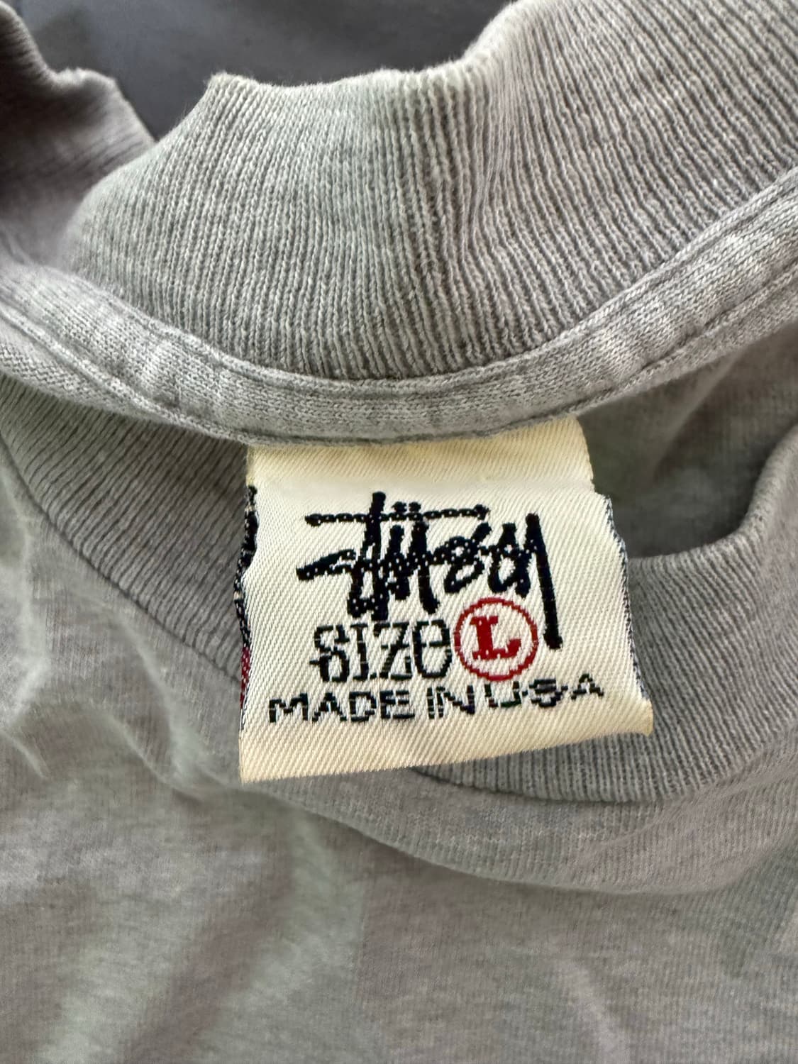 90s 스투시 반팔 티셔츠 L 상품이미지3