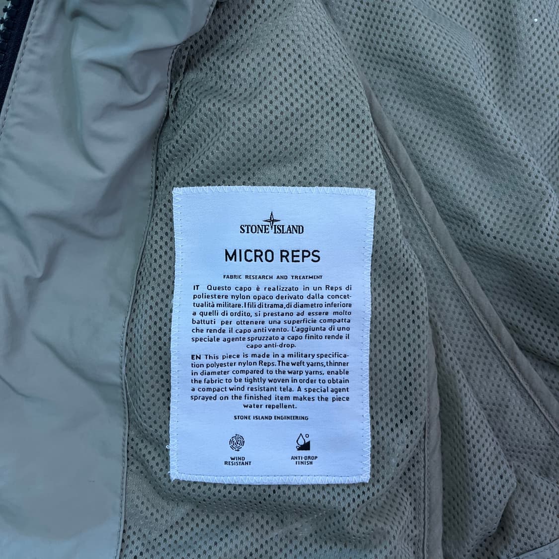 95 스톤아일랜드 마이크로 렙스 보머 자켓 상품이미지7