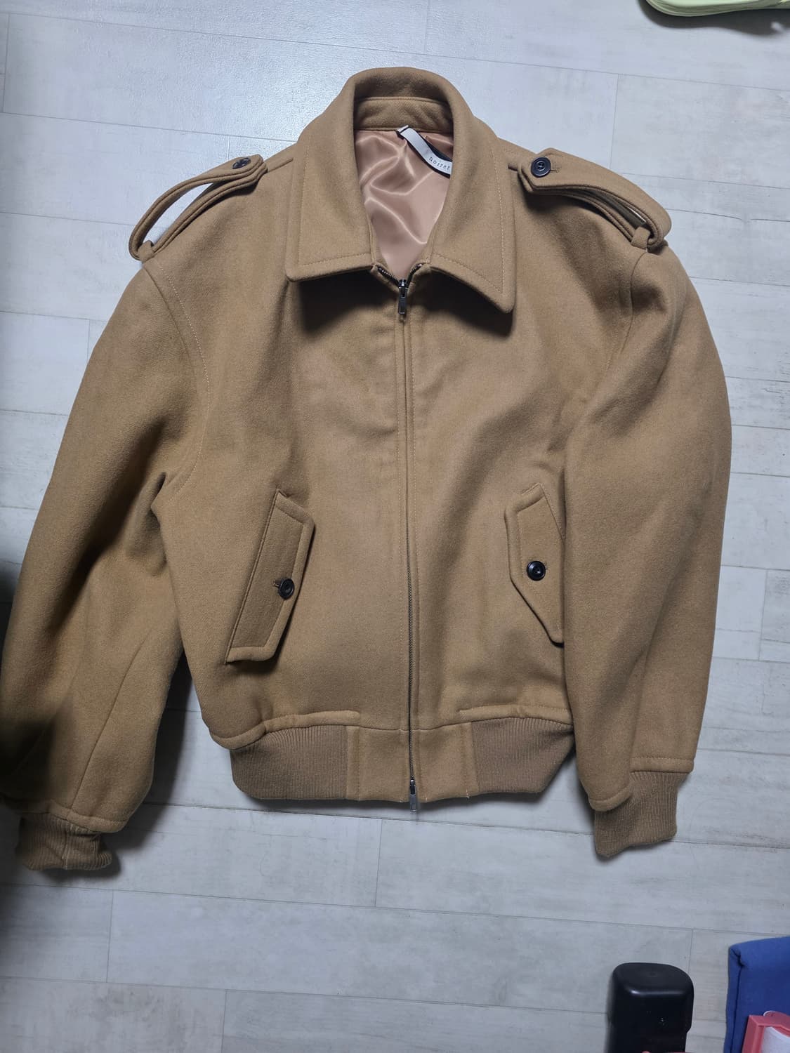 노이어 헤비 울 오버사이즈 블루종 48 상품이미지3