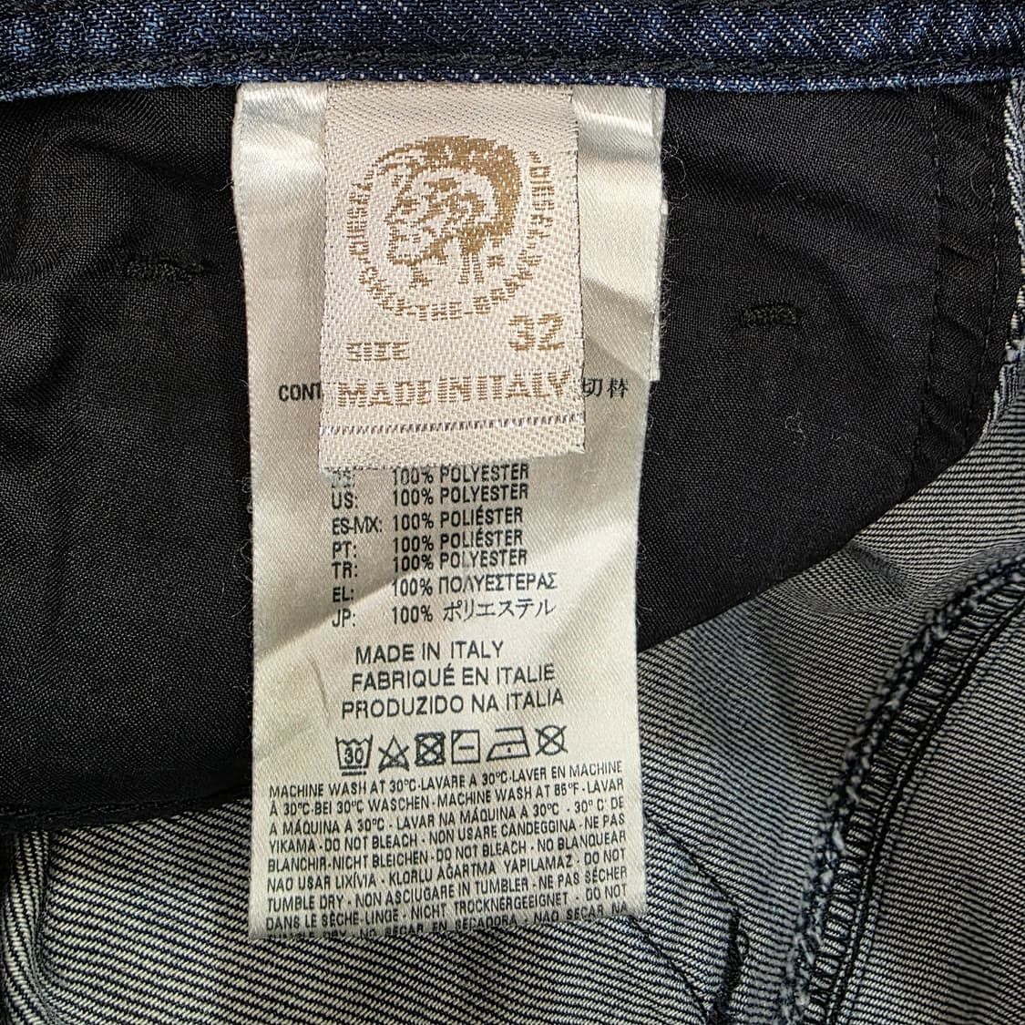 Diesel 바이어스 컷 데님팬츠 상품이미지7