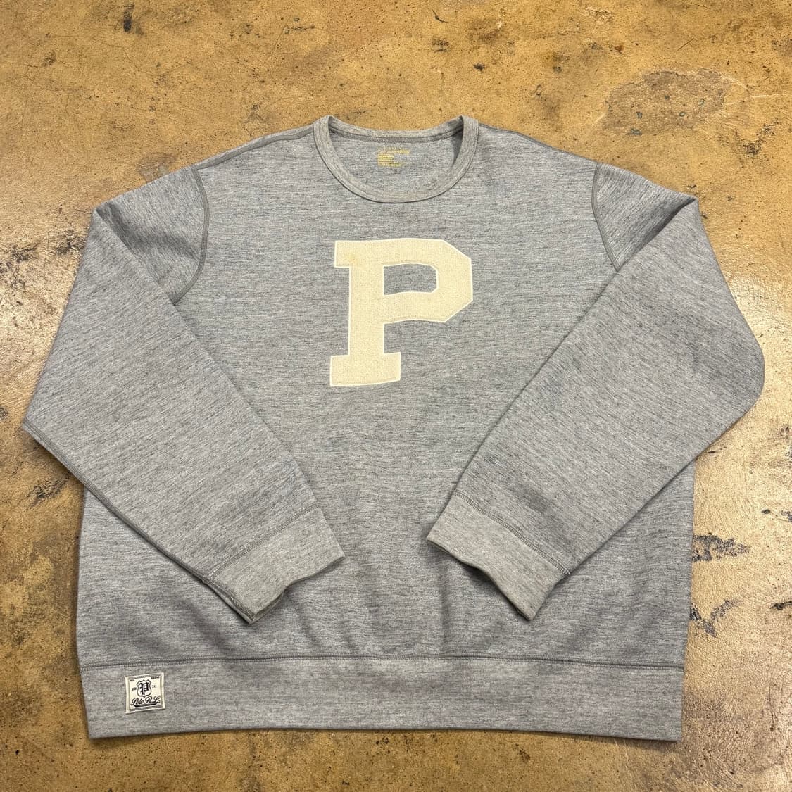 [정품/XL] 폴로 랄프로렌 회색 스펠링 맨투맨 티셔츠 b14 상품이미지2