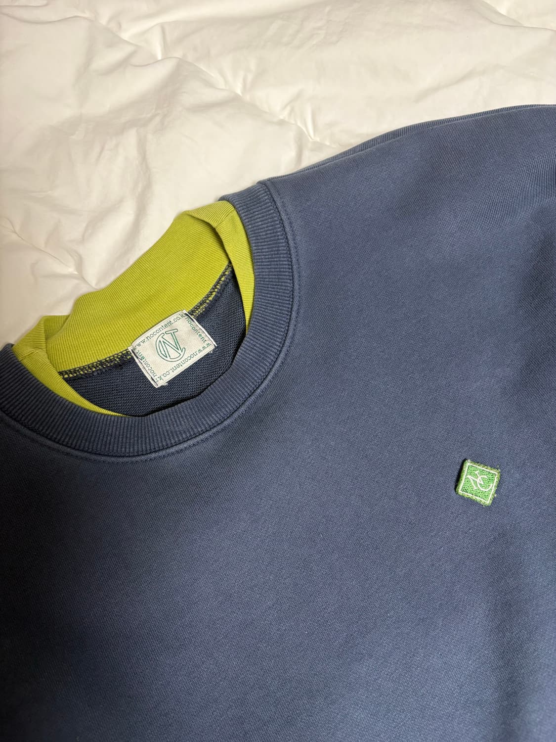 노컨텐츠 레이어드 맨투맨 Layered Sweatshirt _ Navy 상품이미지4