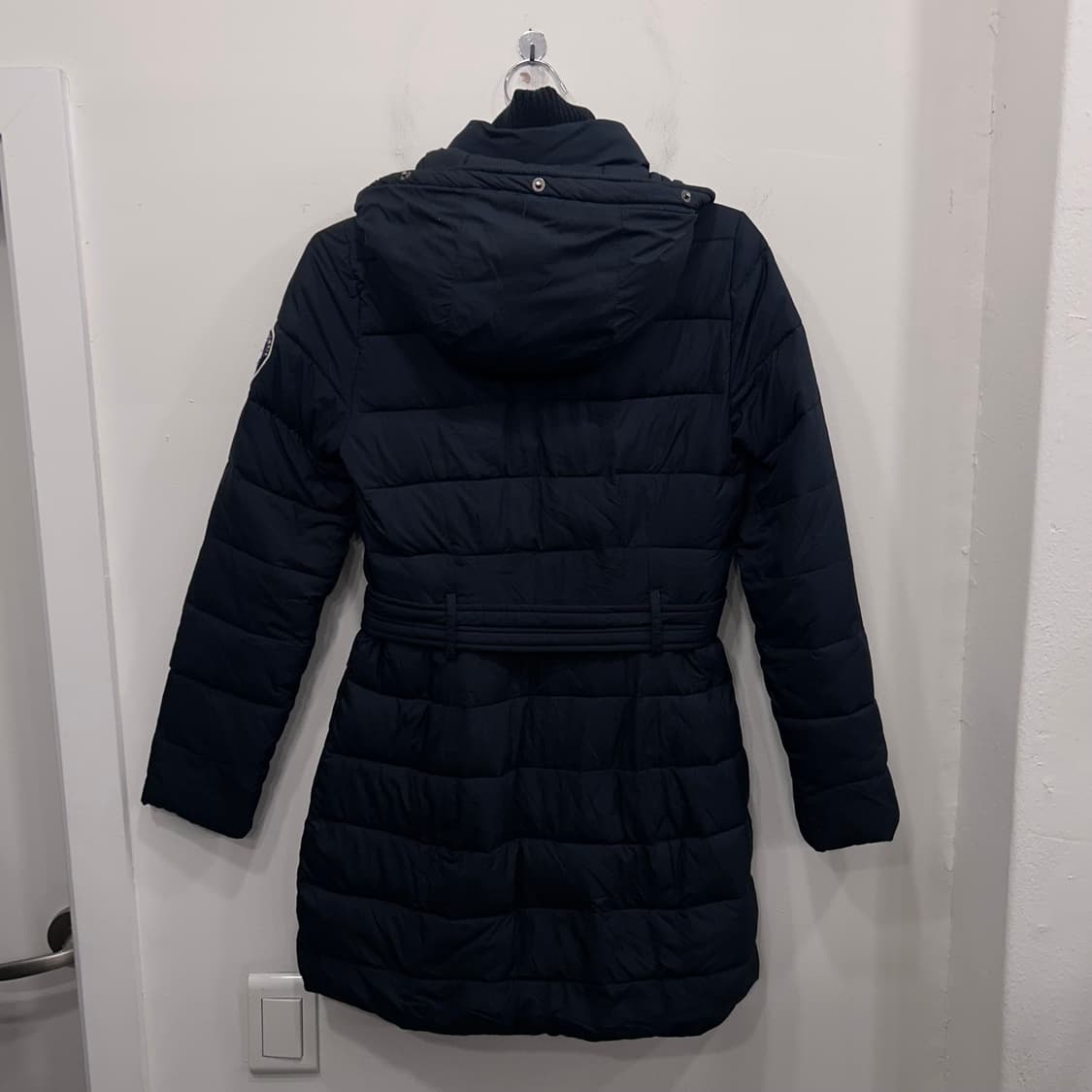 아베크롬비 퀼팅 벨티드 후드 롱패딩 상품이미지5