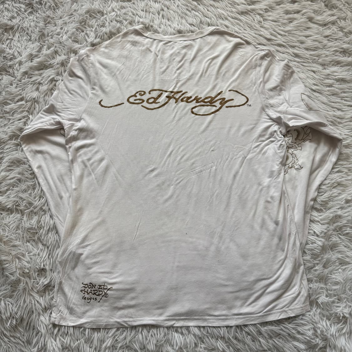 ED HANDY 빈티지 롱슬리브 에드하디 긴팔 오리엔탈 긴팔 M 95 상품이미지3