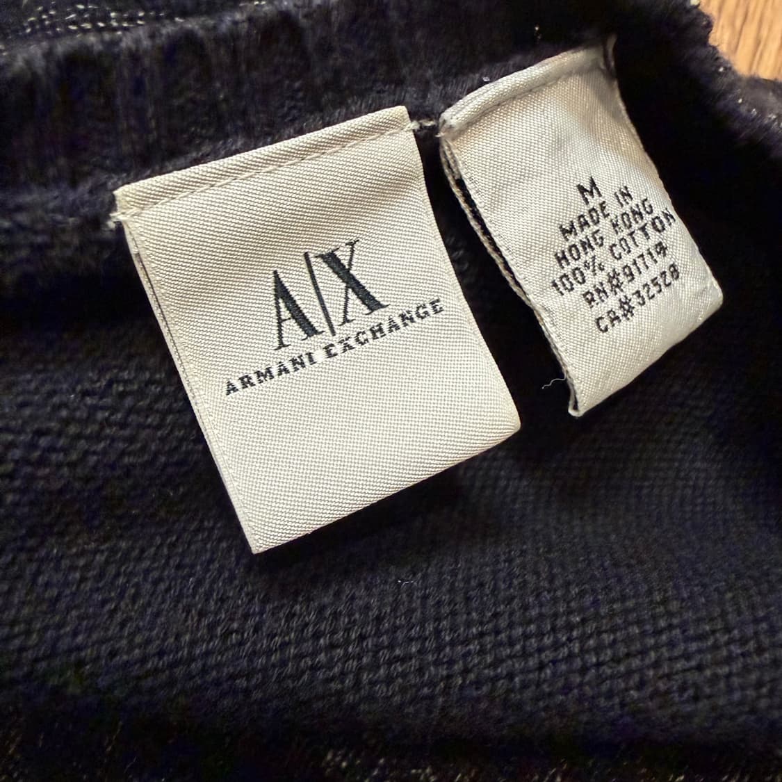 아르마니 익스체인지 빈티지 워싱 니트 상품이미지5