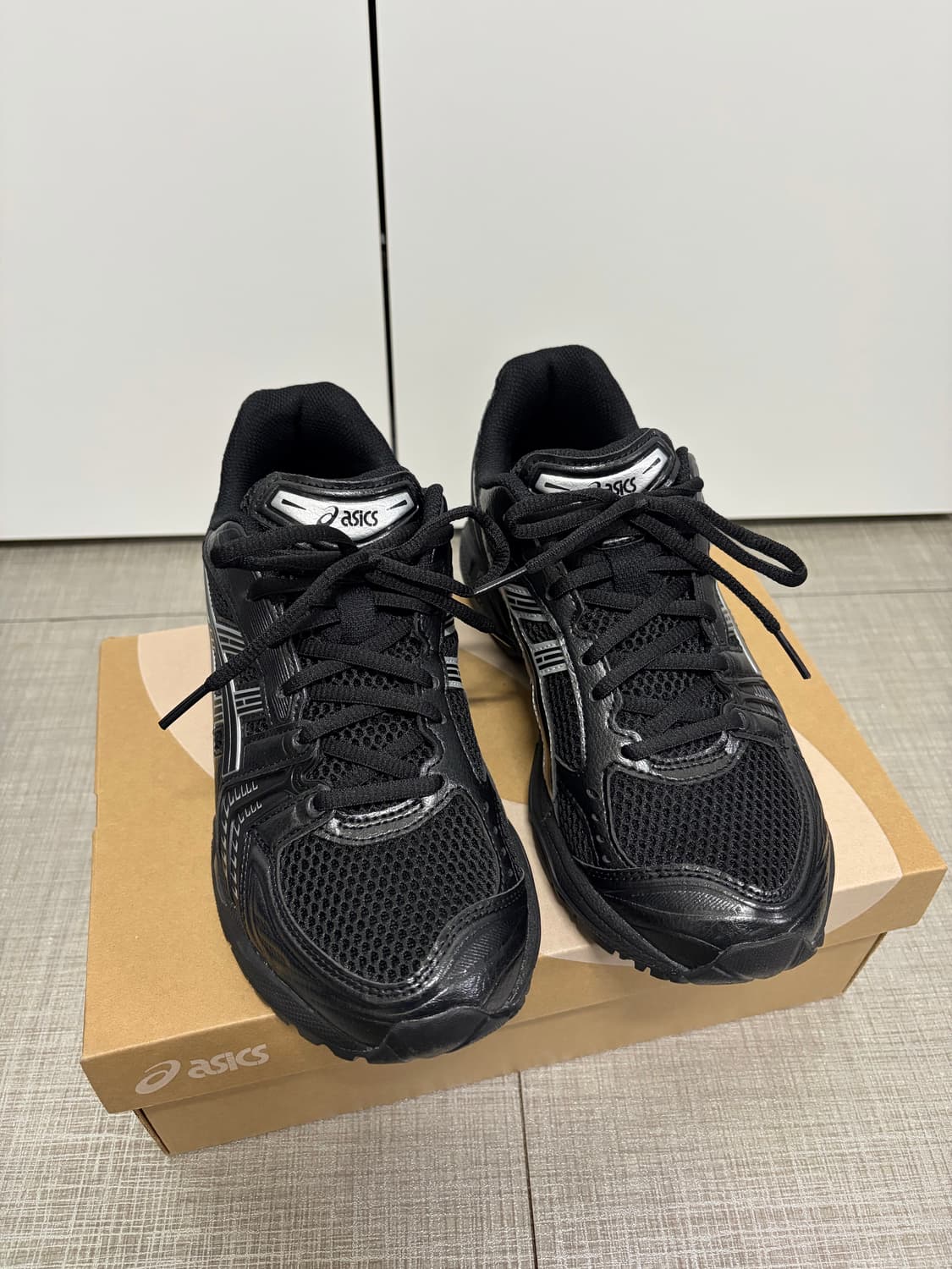 [255] 아식스 젤 카야노 14 블랙 퓨어 실버 상품이미지2