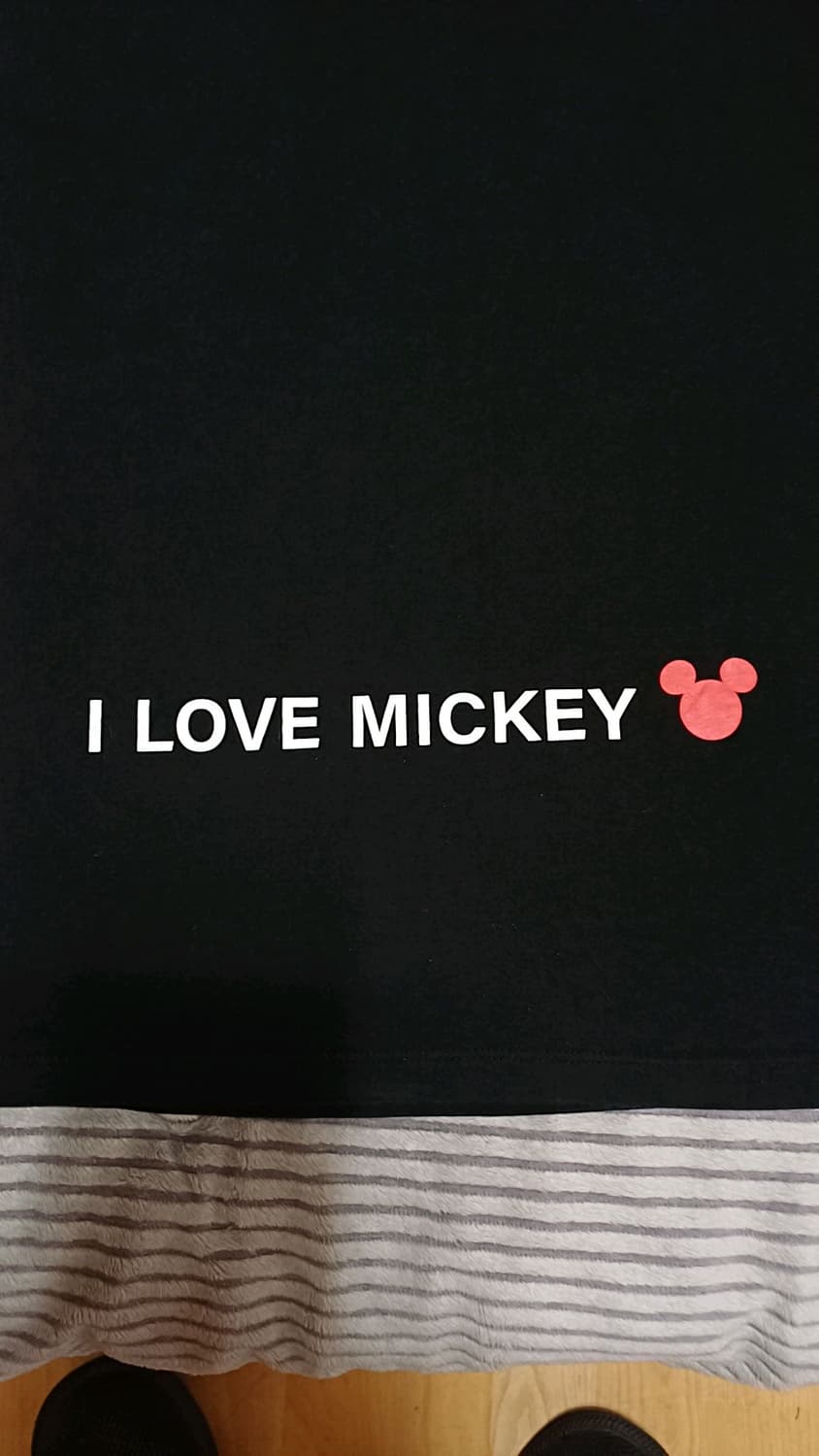 디즈니 미키마우스 반팔 실측95 여성66 가슴48 기장64 상품이미지4