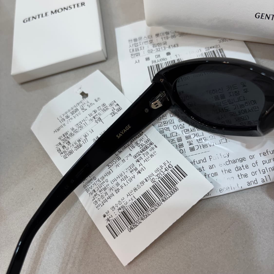 젠틀몬스터 savage 블랙 선글라스 상품이미지9