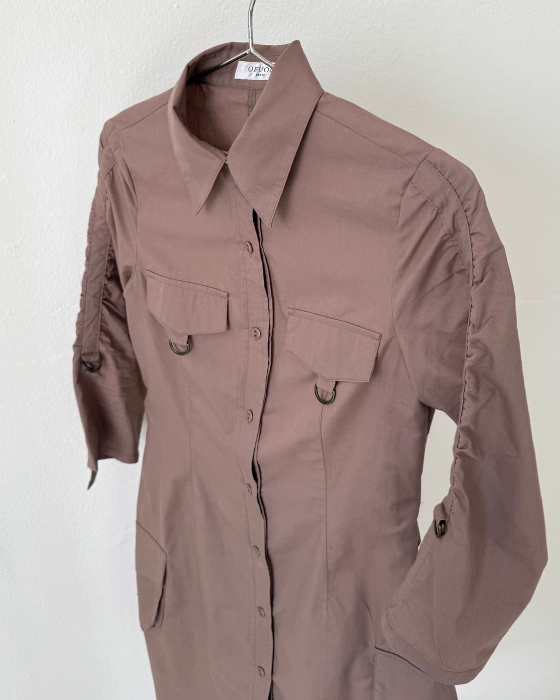 빈티지 셔츠 원피스 상품이미지4