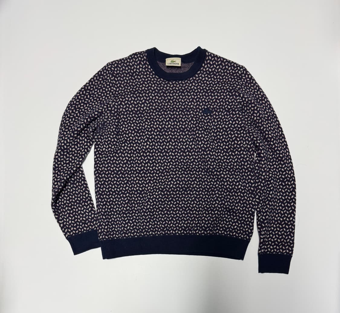 정품!! 여성 라코스테 물결 밀라노 울 니트 55 상품이미지1