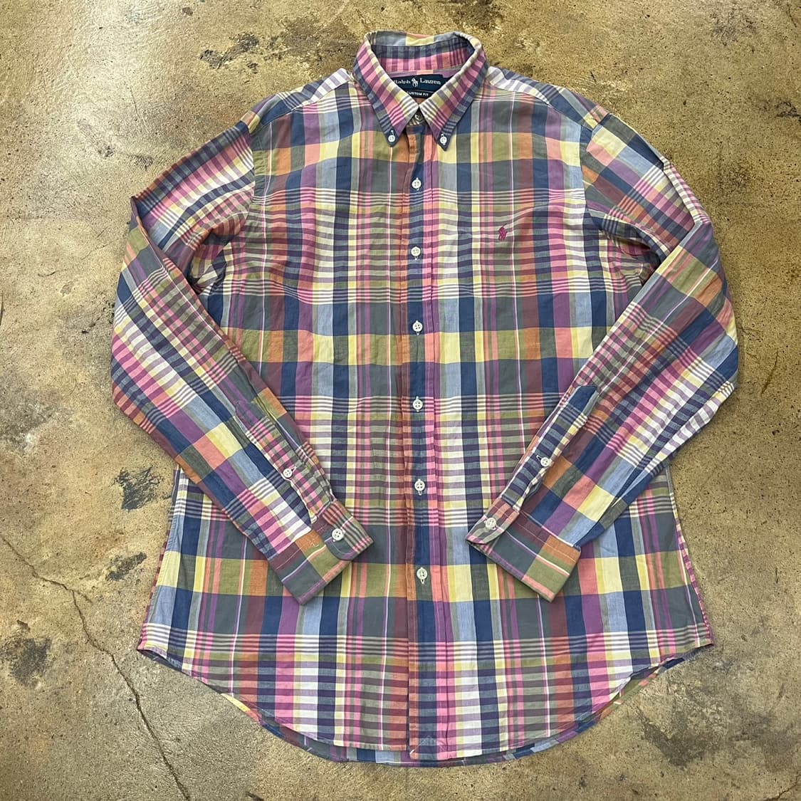 [정품/M] 폴로 랄프로렌 멀티 체크 셔츠 b16 상품이미지2