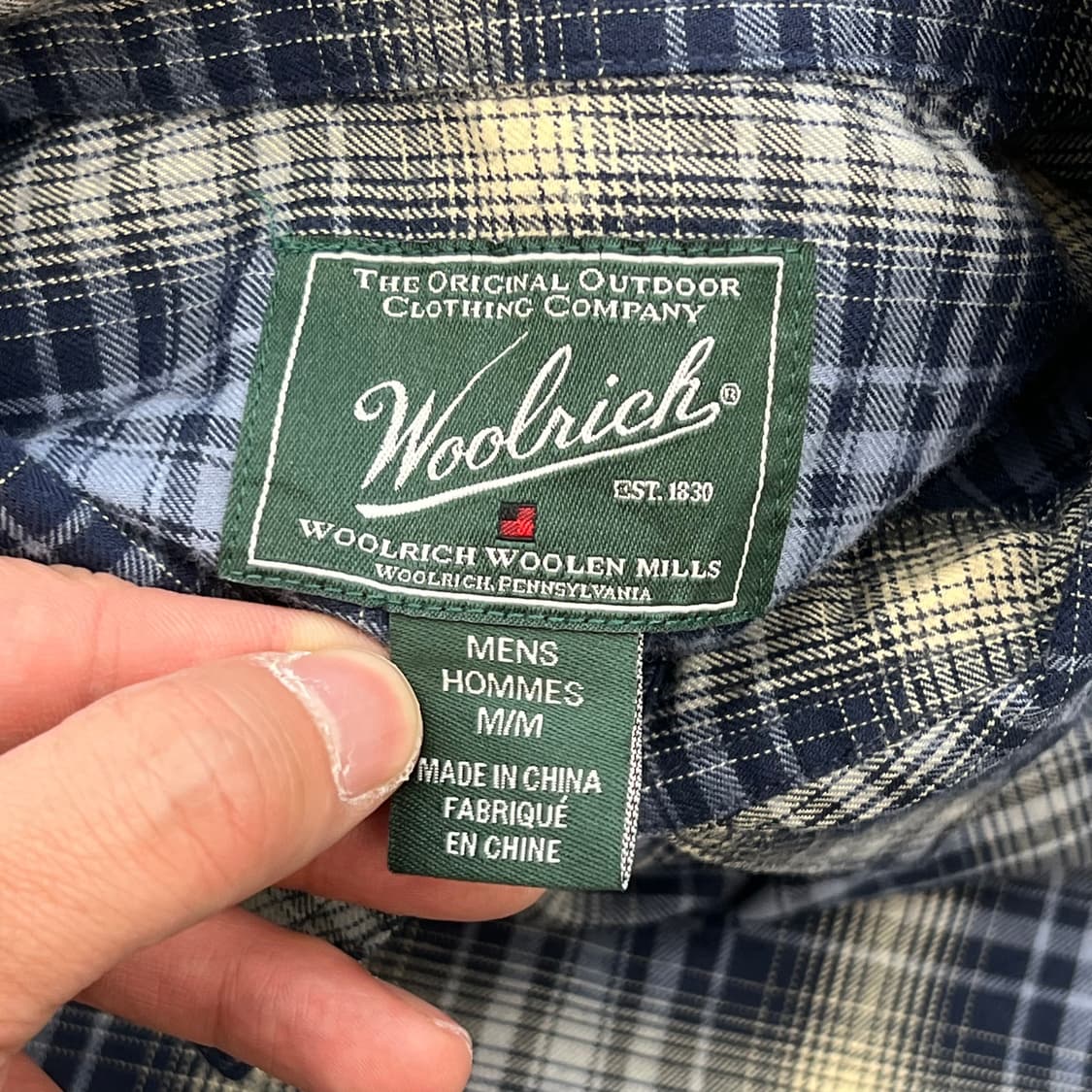 울리치 투포켓 체크 셔츠 r3507 상품이미지6