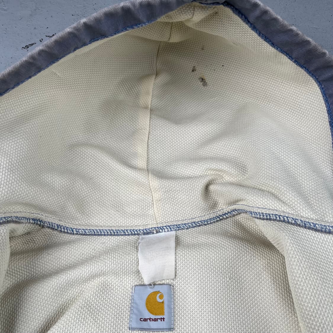 올드 칼하트 써멀 라인드 액티브 자켓 페이디드 블루 그레이 상품이미지5