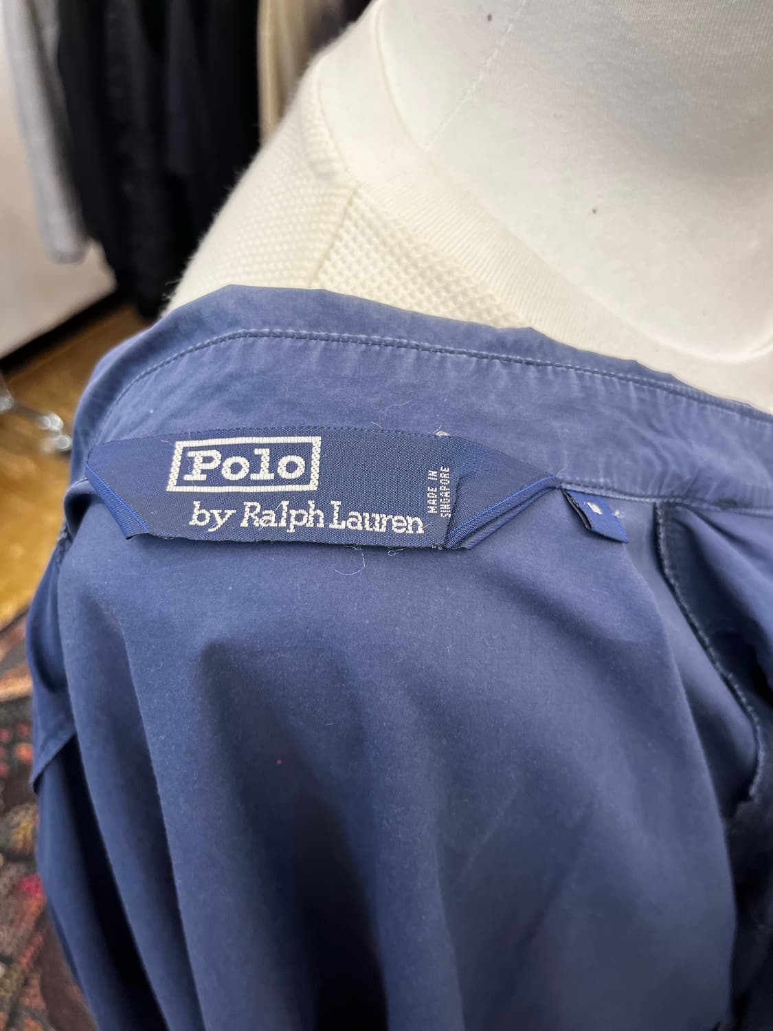 90's 폴로 랄프 로렌 라이트 스윙탑 블루종 자켓 상품이미지9
