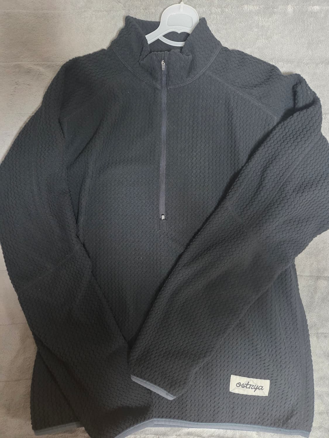 [M] 오스트리야 하프집업 플리스 블랙 상품이미지2