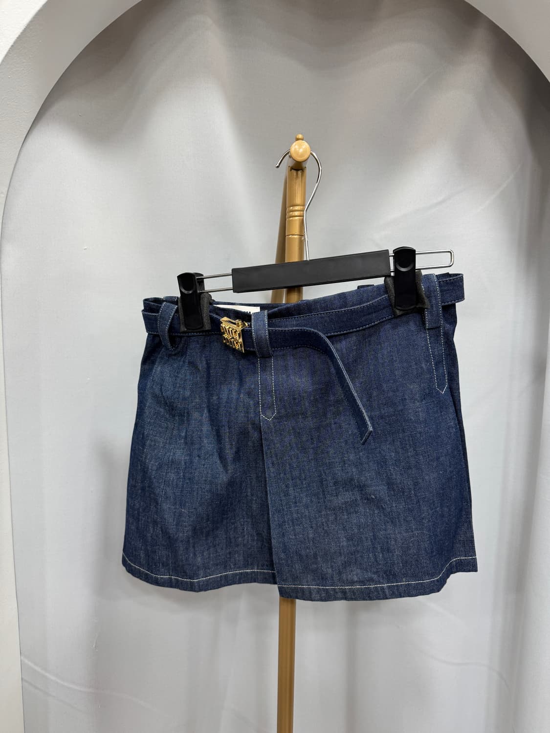 미우미우 데님 스커트 38사이즈 상품이미지1