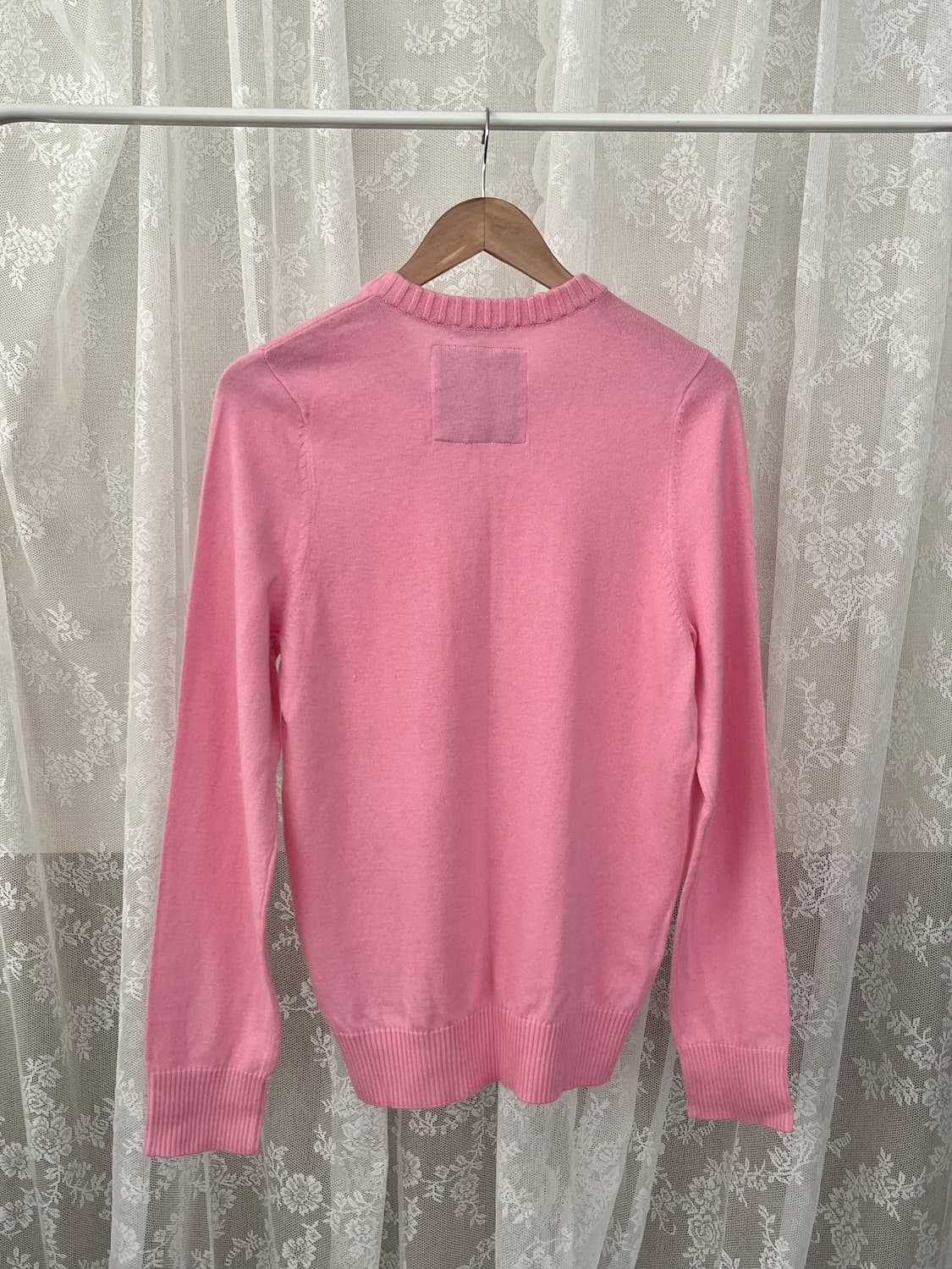 L) 아베크롬비 브이넥 캐시미어 블렌드 니트 핑크 상품이미지2