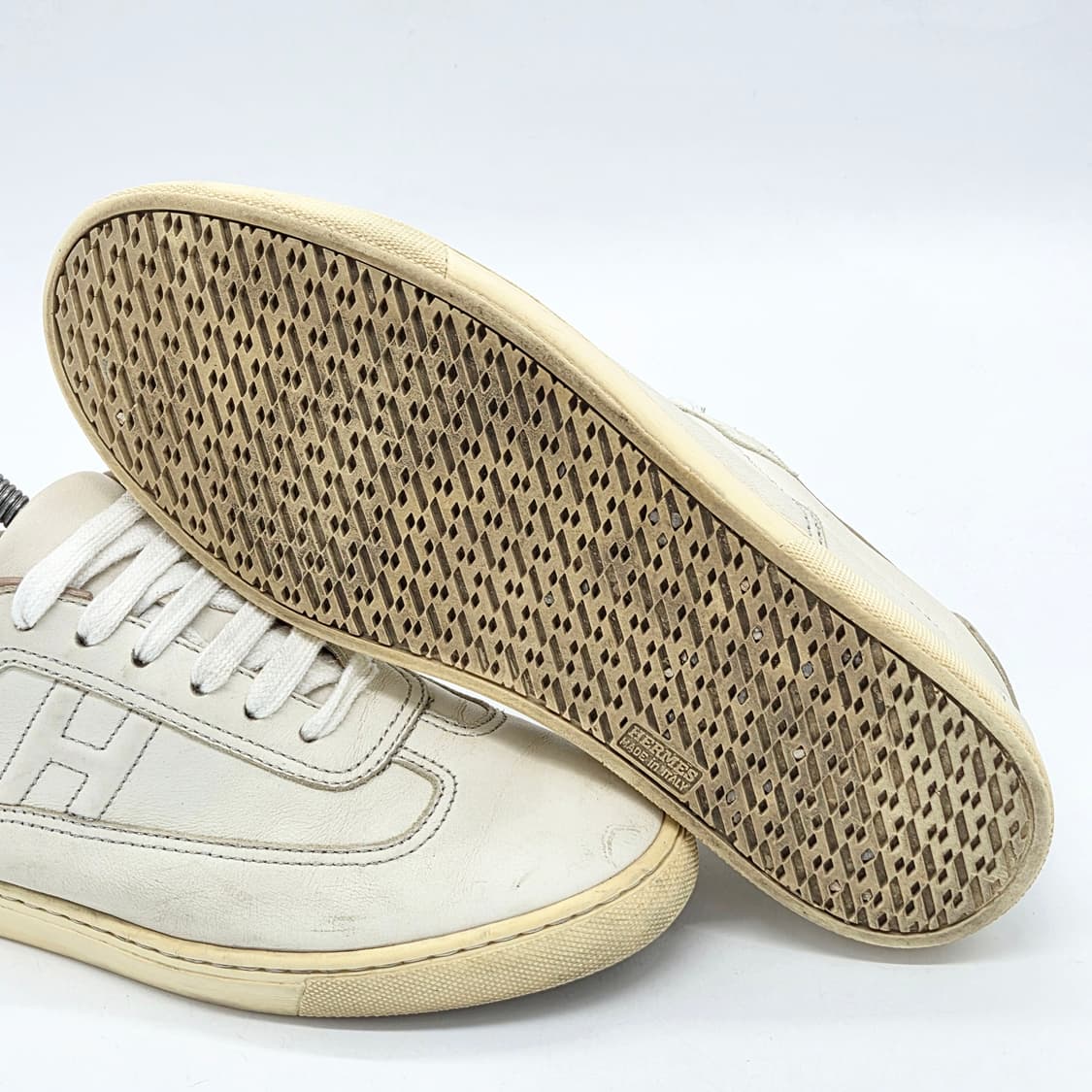  에르메스 우먼스 퀵커 스니커즈 화이트/실버 (39)   상품이미지3