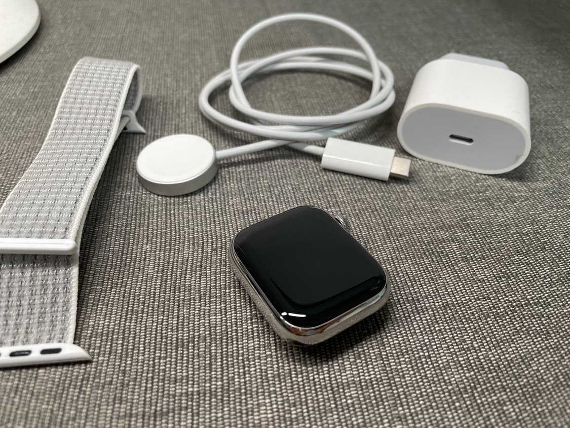 애플워치 7 스테인리스 실버 41mm 상품이미지2