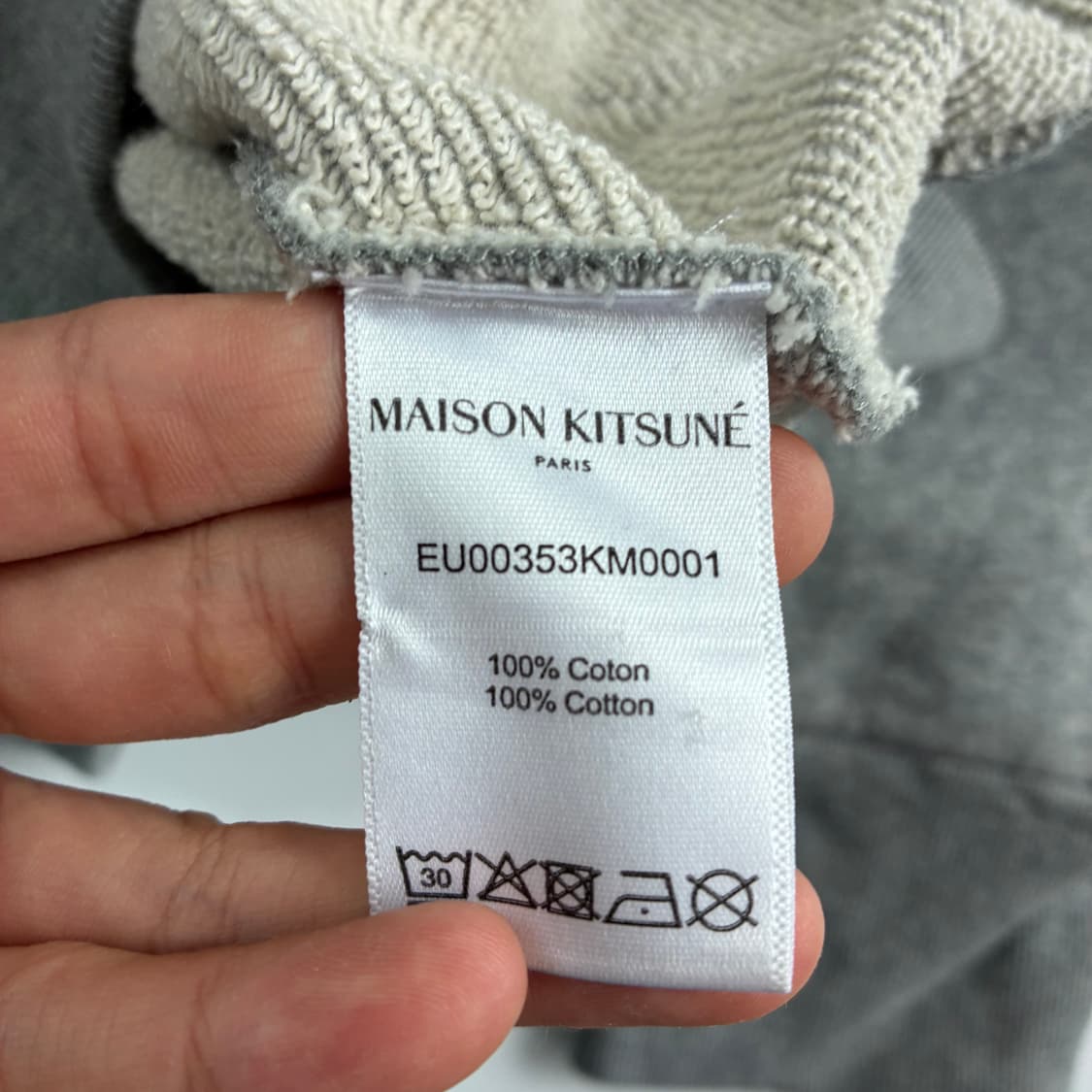 Masion kitsune 메종키츠네 더블폭스헤드 후드티 상품이미지5