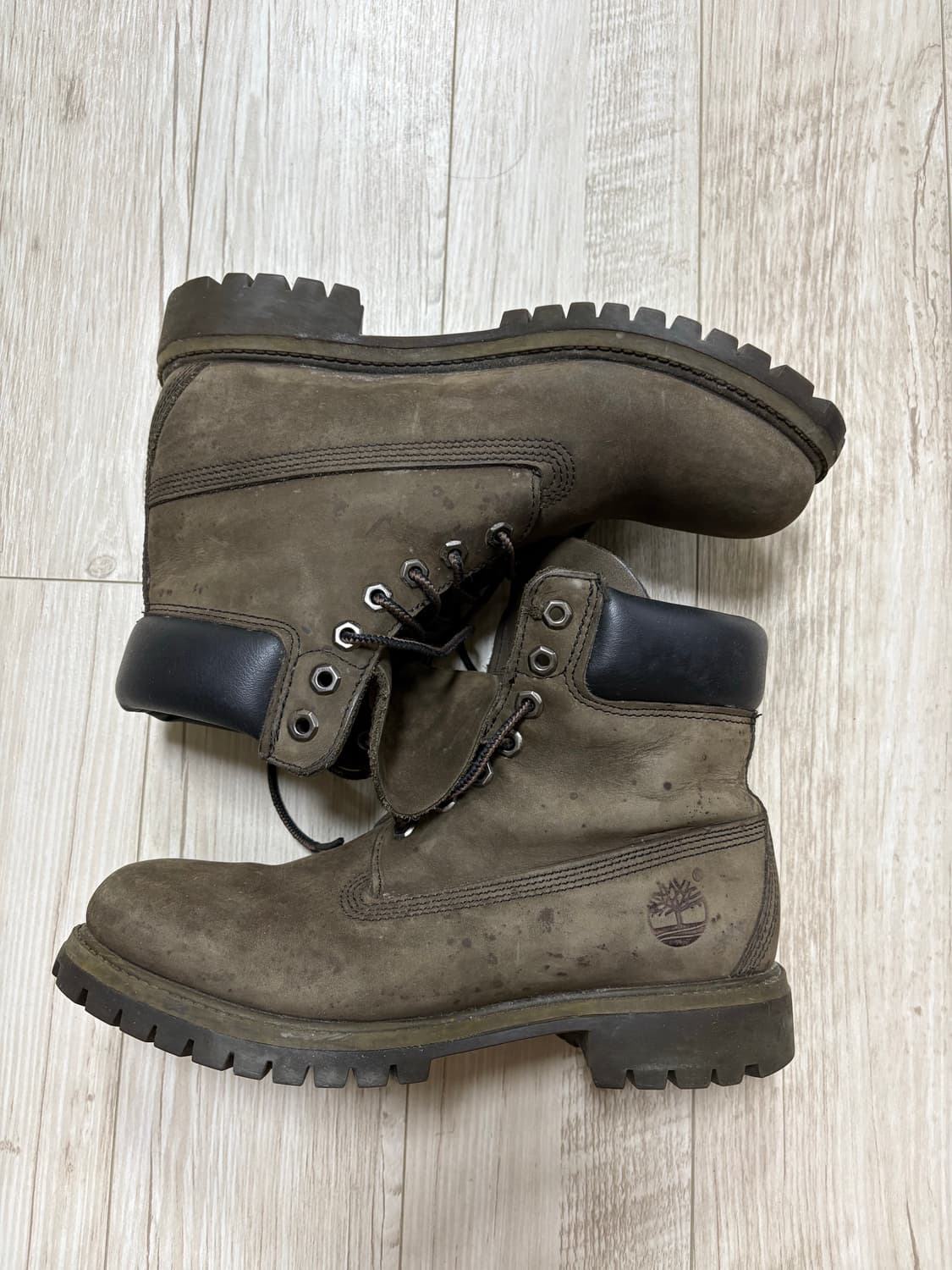 팀버랜드 프리미엄 6인치 워커 부츠 브라운 260 상품이미지2