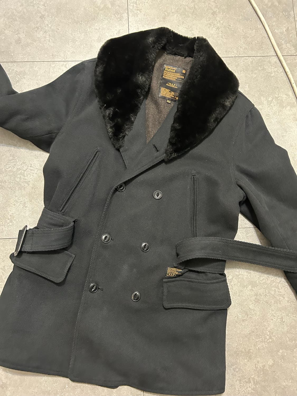 디아프바인 빈티지  블랙컬러 매키노코트 95size 상품이미지8